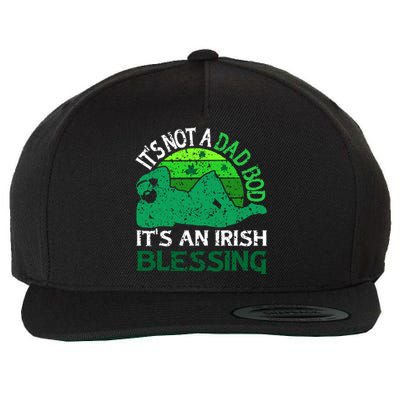 It's Not A Dad Bod It's An Irish Blessing Funny St. Patricks Wool Snapback Cap