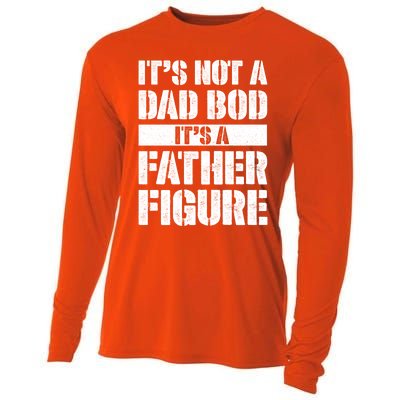 ItS Not A Dad Bod ItS A Father Figure Gift Cooling Performance Long Sleeve Crew