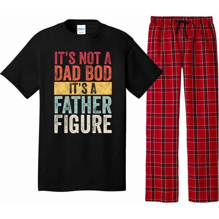 ItS Not A Dad Bod ItS A Father Figure Funny Retro Vintage Pajama Set