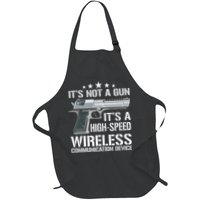 Its Not A Gun Meme Funny Its Not A Gun Full-Length Apron With Pockets
