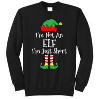 IM Not An Elf Im Just Short Funny Christmas Matching Family Sweatshirt