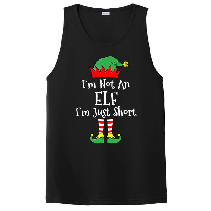 IM Not An Elf Im Just Short Funny Christmas Matching Family PosiCharge Competitor Tank