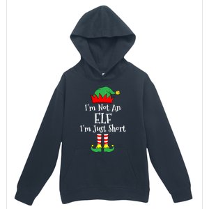 IM Not An Elf Im Just Short Funny Christmas Matching Family Urban Pullover Hoodie