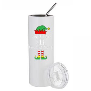 IM Not An Elf Im Just Short Funny Christmas Matching Family Stainless Steel Tumbler