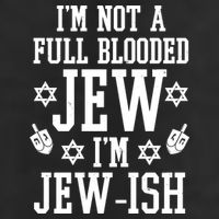Im Not A Full Blooded Jew Im Jew Ish Funny Hanukkah Adult Drive Performance Visor