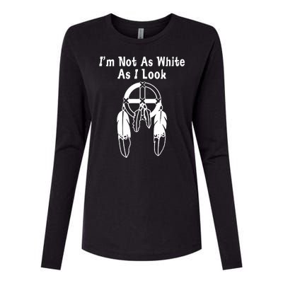 Im Not As White As I Look Womens Cotton Relaxed Long Sleeve T-Shirt