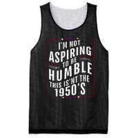 Im Not Aspiring To Be Humble Mesh Reversible Basketball Jersey Tank