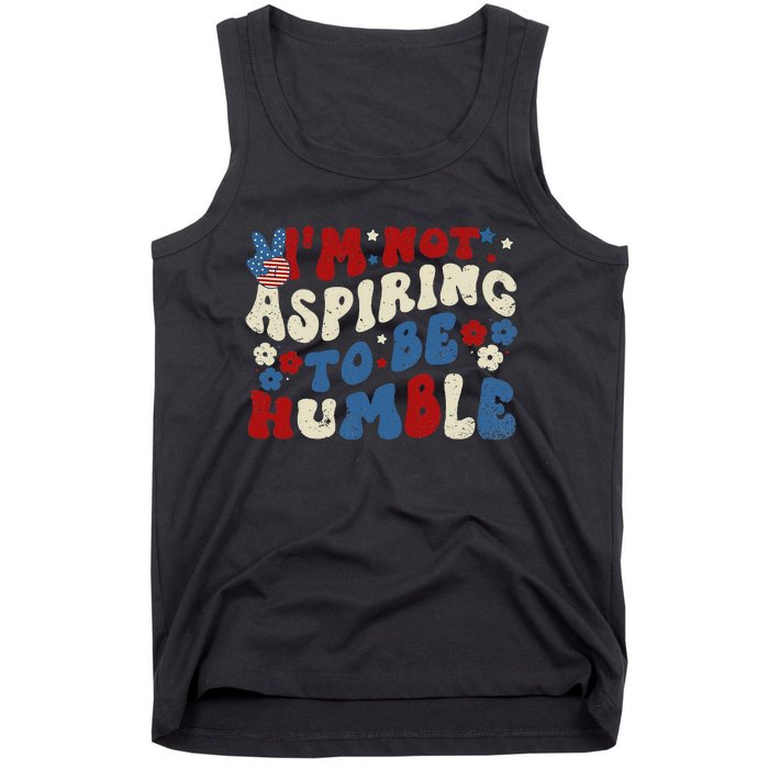 IM Not Aspiring To Be Humble Kamala Harris Retro Tank Top