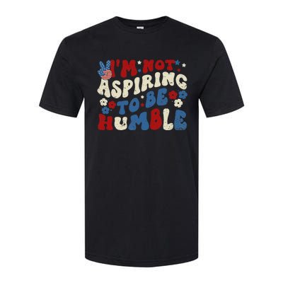 IM Not Aspiring To Be Humble Kamala Harris Retro Softstyle CVC T-Shirt