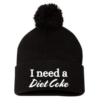 I Need A Diet Co Ke Pom Pom 12in Knit Beanie