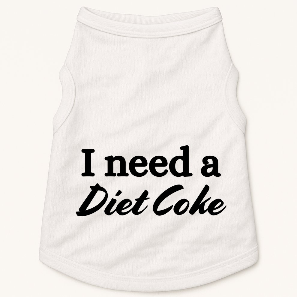I Need A Diet Co Ke Doggie Tank