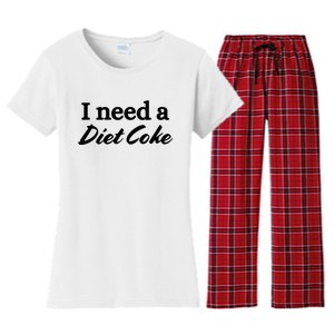 I Need A Diet Co Ke Women's Flannel Pajama Set