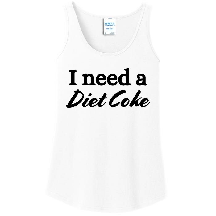 I Need A Diet Co Ke Ladies Essential Tank