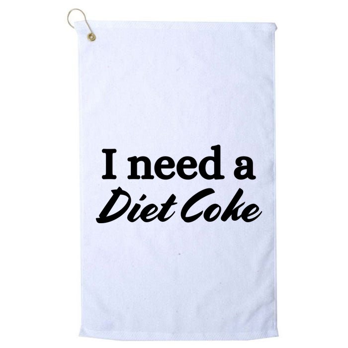 I Need A Diet Co Ke Golf Towel