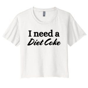 I Need A Diet Co Ke Women's Crop Top Tee