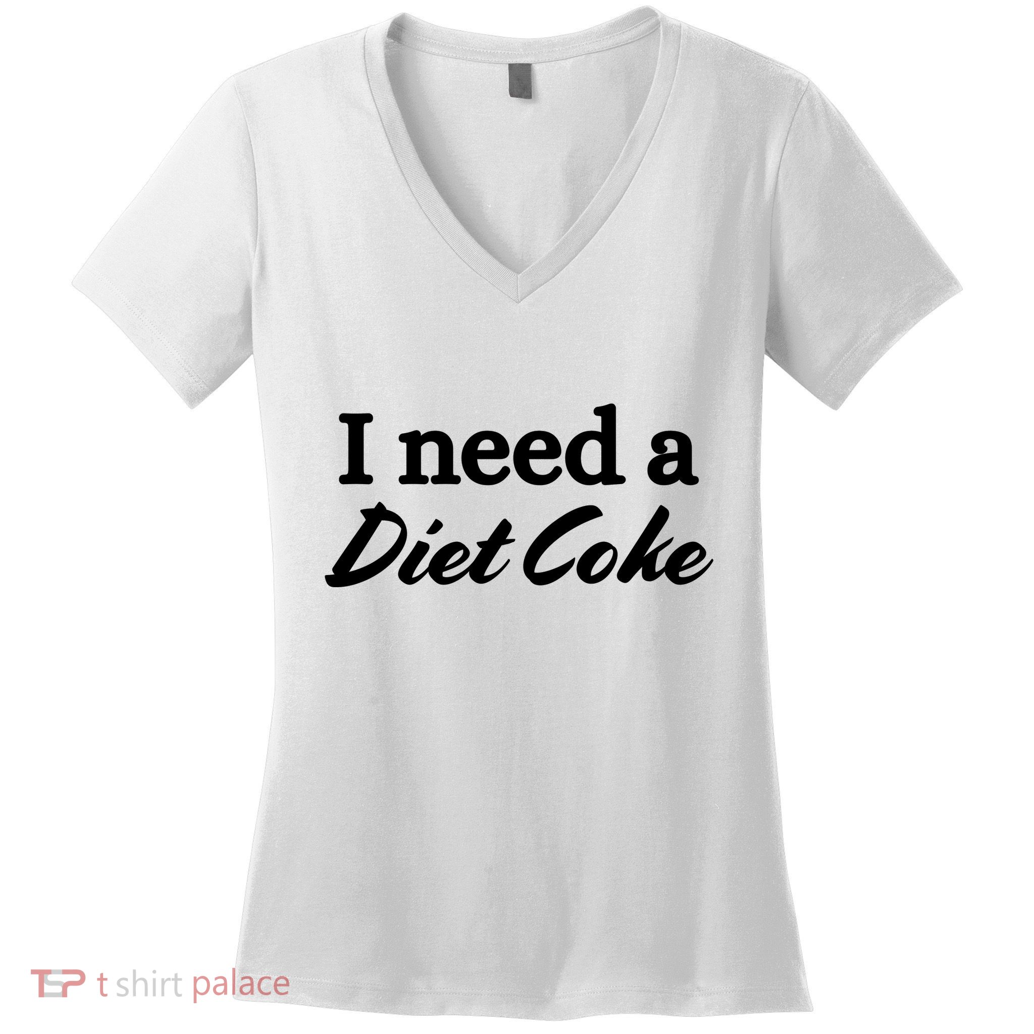 I Need A Diet Co Ke Women's V-Neck T-Shirt