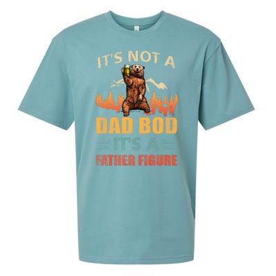 Its Not A Dad Bod Its A Father Figure Funny Retro Vintage Sueded Cloud Jersey T-Shirt