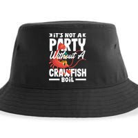 Its Not A Party Without A Crawfish Boil Gift Sustainable Bucket Hat