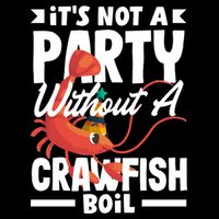Its Not A Party Without A Crawfish Boil Gift Sustainable Bucket Hat