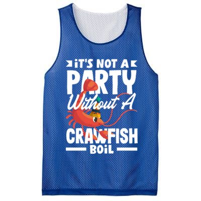 Its Not A Party Without A Crawfish Boil Gift Mesh Reversible Basketball Jersey Tank