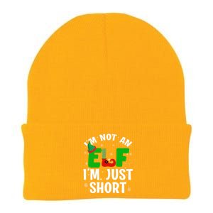 I'm Not An Elf I'm Just Short Funny ELF Christmas Knit Cap Winter Beanie