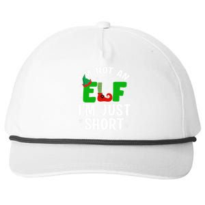 I'm Not An Elf I'm Just Short Funny ELF Christmas Snapback Five-Panel Rope Hat