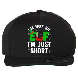 I'm Not An Elf I'm Just Short Funny ELF Christmas Wool Snapback Cap