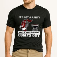ItS Not A Party Until The Wiener Comes Out Hot Dog Bbq Cooling Performance Crew T-Shirt