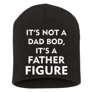 It's Not A Dad Bod It's A Father Figure Funny Fathers Day Short Acrylic Beanie