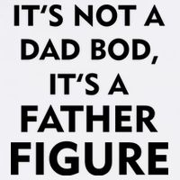 It's Not A Dad Bod It's A Father Figure Funny Fathers Day Garment-Dyed Sweatshirt