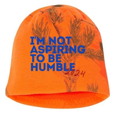 IM Not Aspiring To Be Humble  Cool 2024 Kati - Camo Knit Beanie