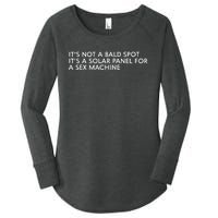 ItS Not A Bald Spot ItS A Solar Panel A Sex Machine Women's Perfect Tri Tunic Long Sleeve Shirt