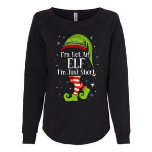 I'm Not An Elf Im Just Short Funny Christmas Matching Family  Womens California Wash Sweatshirt