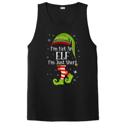 I'm Not An Elf Im Just Short Funny Christmas Matching Family  PosiCharge Competitor Tank