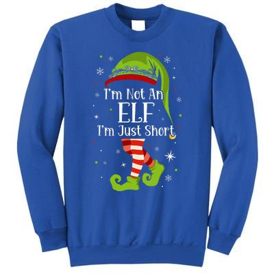 I'm Not An Elf Im Just Short Funny Christmas Matching Family  Sweatshirt