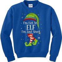 I'm Not An Elf Im Just Short Funny Christmas Matching Family  Kids Sweatshirt