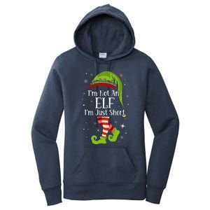 I'm Not An Elf Im Just Short Funny Christmas Matching Family  Women's Pullover Hoodie