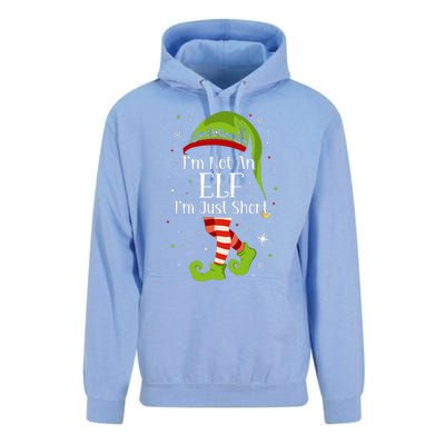 I'm Not An Elf Im Just Short Funny Christmas Matching Family  Unisex Surf Hoodie