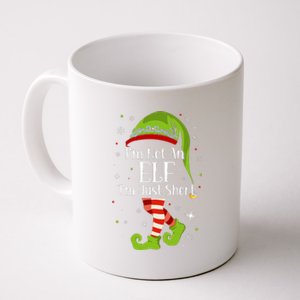 I'm Not An Elf Im Just Short Funny Christmas Matching Family  Coffee Mug