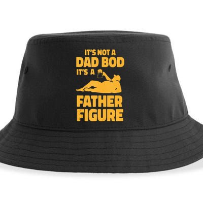 Its Not A Dad Bod Its A Father Figure Funny Fathers Day Sustainable Bucket Hat