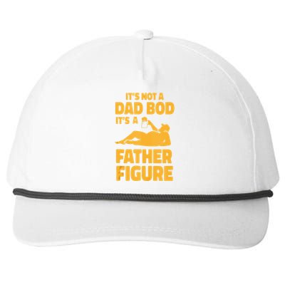 Its Not A Dad Bod Its A Father Figure Funny Fathers Day Snapback Five-Panel Rope Hat