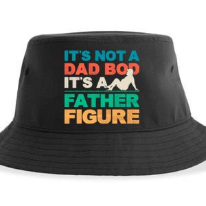 Its Not A Dad Bod Its A Father Figure Cool Dad Sustainable Bucket Hat