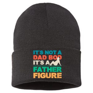 Its Not A Dad Bod Its A Father Figure Cool Dad Sustainable Knit Beanie