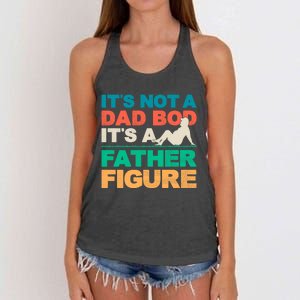 Its Not A Dad Bod Its A Father Figure Cool Dad Women's Knotted Racerback Tank