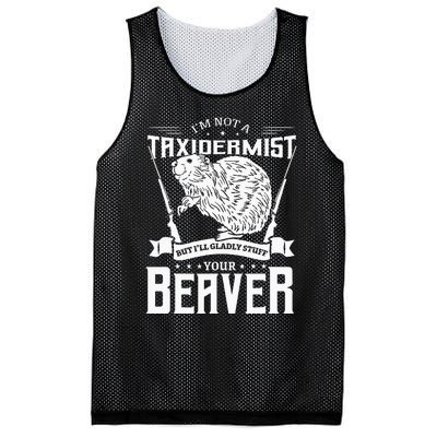 Im Not A Taxidermist Hunting Beaver Riffle Hunter Mesh Reversible Basketball Jersey Tank