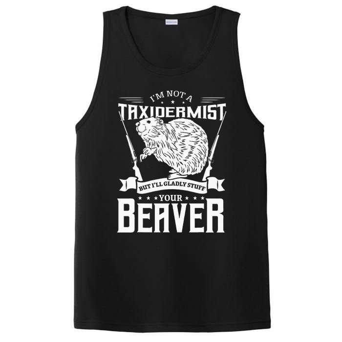 Im Not A Taxidermist Hunting Beaver Riffle Hunter PosiCharge Competitor Tank