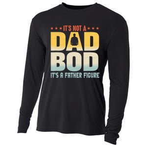 ItS Not A Dad Bod ItS A Father Figure FatherS Day Funny Cooling Performance Long Sleeve Crew