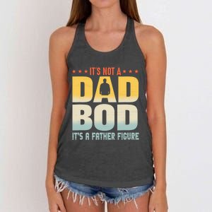 ItS Not A Dad Bod ItS A Father Figure FatherS Day Funny Women's Knotted Racerback Tank