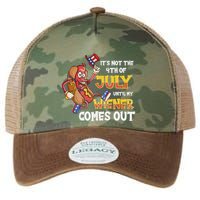 Its Not A Party Until My Wiener Comes Out 4th of July Wiener Legacy Tie Dye Trucker Hat