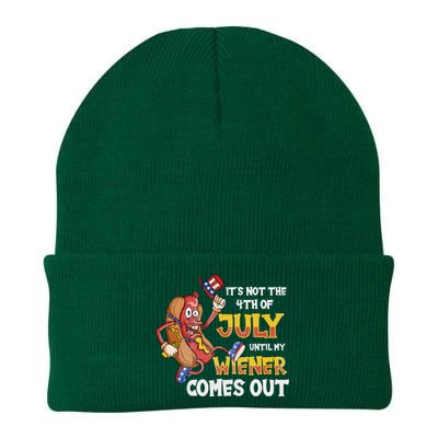 Its Not A Party Until My Wiener Comes Out 4th of July Wiener Knit Cap Winter Beanie